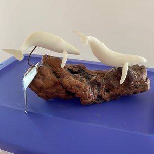 Humpback Whales by John Perry dated 1976